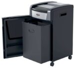 Rexel Momentum Extra XP422+ Distruggidocumenti a taglio a particelle senza inceppamenti - 22 fogli A4 - Tecnologia di rilevamento attivo anti-inceppamento - Elevato livello di sicurezza P4 - Nero - immagine 4