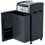 Rexel Momentum Extra XP426+ Distruggidocumenti a taglio a particelle senza inceppamenti - 26 fogli A4 - Tecnologia di rilevamento attivo anti-inceppamento - Alto livello di sicurezza P4 - Nero - immagine 4