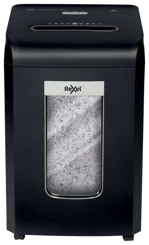 Rexel Promax QS RSX1538 Distruggidocumenti a taglio in particelle P-4 - Distrugge fino a 15 fogli alla volta - Funzionamento ultra silenzioso - Capacità del cestino 38 L - Colore nero