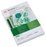 GBC Busta per plastificazione documenti A5 2x125 micron lucida trasparente 216x303 mm