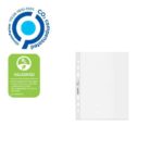 Leitz A5 Recycle Pack da 25 buste Mutitaladro A5 - 6 fori - Plastica riciclata - 100% riciclabile - Trasparente - immagine 3
