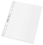 Leitz A5 Recycle Pack da 25 buste Mutitaladro A5 - 6 fori - Plastica riciclata - 100% riciclabile - Trasparente - immagine 5