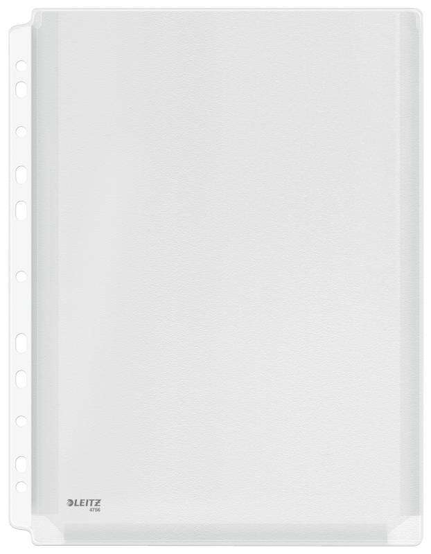 Esselte Buste a soffietto standard A4 in PVC liscio con fori multipli-11 - Capacità 200 fogli - Trasparenti (170 micron)