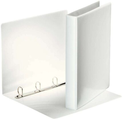 Esselte Cartellina Canguro Gamma Base A4 4 Anelli 4D 25 mm - Colore Bianco