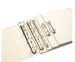 Raccoglitore Esselte con 4 anelli misti da 40 mm - Formato A4 - 2 tasche esterne - Certificato FSC - Colore bianco - immagine 3