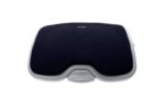 Poggiapiedi Kensington Solemate Comfort - Comoda schiuma a memoria di forma - Pratico pedale di regolazione - Inclinazione fino a 20 gradi - Migliora la postura e la circolazione - Colore grigio/nero
