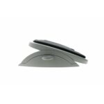 Poggiapiedi Kensington Solemate Comfort - Comoda schiuma a memoria di forma - Pratico pedale di regolazione - Inclinazione fino a 20 gradi - Migliora la postura e la circolazione - Colore grigio/nero - immagine 3