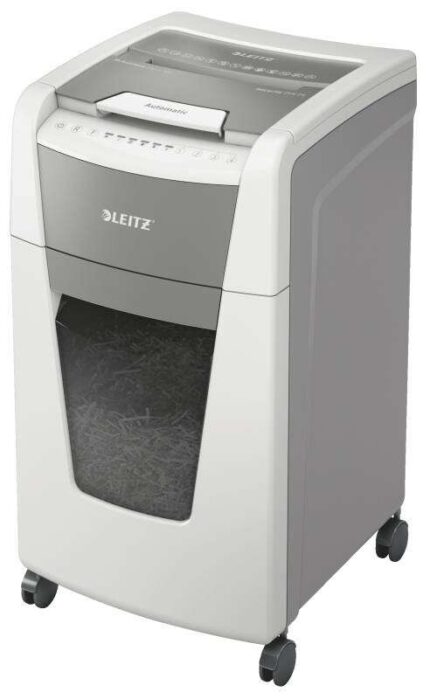 Leitz IQ 300 Autofeed P4 Distruggidocumenti automatico con taglio a particelle P-4 - Alimentazione automatica 300 fogli