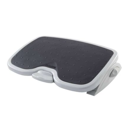 Kensington Poggiapiedi Solemate Plus - Design robusto e resistente - Altezza regolabile - Superficie antiscivolo - Colore grigio grafite