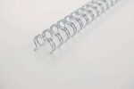GBC Wirebind Confezione da 100 spirali di rilegatura da 8 mm per passo 3:1 rotondo o quadrato - Formato A4 - Per 34 fori - Rilegazione fino a 70 fogli - Colore nero - immagine 3