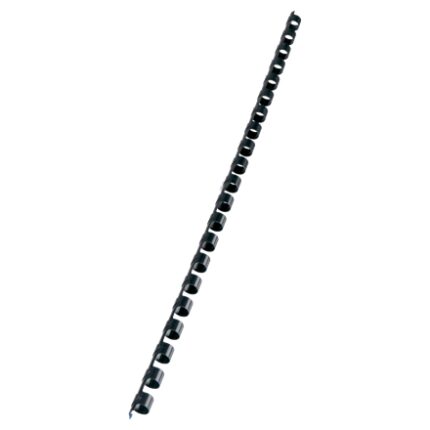 GBC Combbind Confezione da 100 spirali per rilegatura 8 mm - Durevoli e resistenti - Colore nero