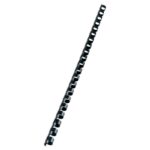 GBC Combbind Confezione da 100 spirali per rilegatura 10 mm - Durevoli e resistenti - Colore nero
