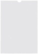 Esselte Confezione da 100 porta tesserini 231x330 mm 190Q 140 micron - PVC trasparente Finitura liscia