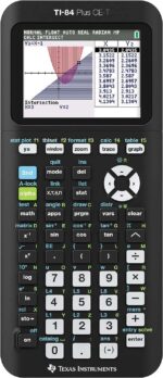 Texas-Instruments TI-84 Plus CE Calcolatrice grafica - Schermo a colori retroilluminato - Supporta la programmazione - 13 applicazioni incluse - Colore nero