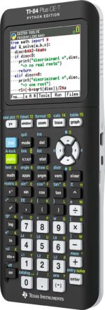 Texas-Instruments TI-84 Plus CE Calcolatrice grafica - Schermo a colori retroilluminato - Supporta la programmazione - 13 applicazioni incluse - Colore nero - immagine 4