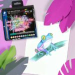 Staedtler 371 Confezione da 12 pennarelli con punta a pennello morbida - Colori vivaci e brillanti - Non ingialliscono nel tempo - Nuova inchiostro Multi Ink - Pigmenti di prima qualità - Colori pastello assortiti - immagine 2