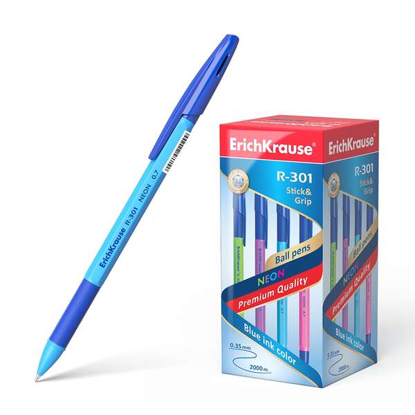Erichkrause Penna R-301 Neon Stick&Grip 0