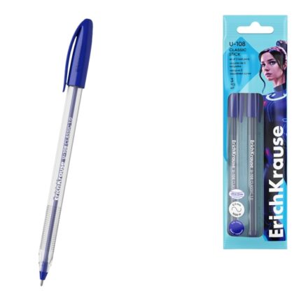 Erichkrause U-108 Confezione da 3 penne classiche - Punta a sfera 1