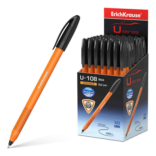 Erichkrause U-108 Penna a sfera classica arancione - Punta a sfera 0