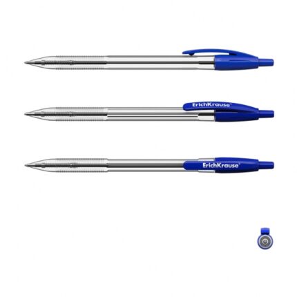 0 mm - Inchiostro ad asciugatura rapida - Corpo trasparente - Colore blu