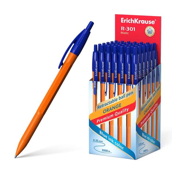 Erichkrause R-301 Arancione Matic Penna a sfera retrattile Punta 0