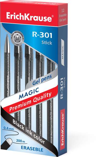 Erichkrause R-301 Magic Gel Penna cancellabile - Inchiostro gel - Punta da 0