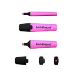 Erichkrause Visioline V-12 Pennarello fluorescente - Punta smussata - Inchiostro a base d'acqua - Colore rosa - immagine 2