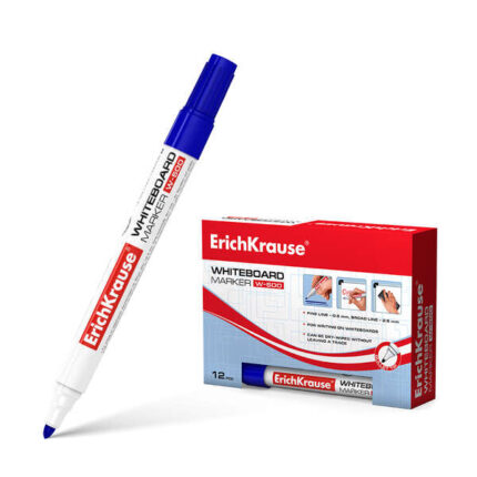 Erichkrause W-500 Pennarello per lavagna bianca - Punta a forma di proiettile - Tratto da 0