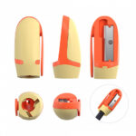 Erichkrause Joy Temperamatite in plastica - 1 foro da 8 mm - Lama a spirale in acciaio al carbonio - Clip di fissaggio - Colori assortiti - immagine 3