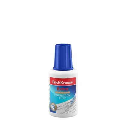 Erichkrause Extra Correttore liquido con spugnetta 20 g - Asciugatura rapida - Efficace ed economico - Colore bianco