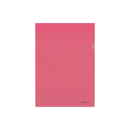Erichkrause Cartelle con linguetta Fizzy Classic - A4 semitrasparente - Colore rosso