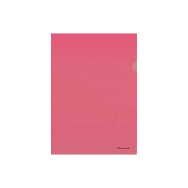 Erichkrause Cartelle con linguetta Fizzy Classic - A4 semitrasparente - Colore rosso