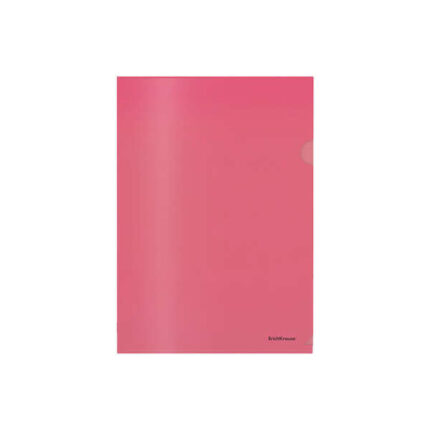Cartelline Erichkrause Glossy Classic - A4 Semitrasparenti - Colore Rosso