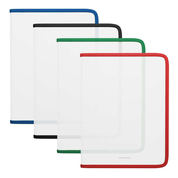 Erichkrause Matt Clear Cartella con cerniera A4+ - Materiale trasparente - Per organizzare e trasportare documenti - Colori assortiti Erichkrause Matt Clear Cartella con cerniera A4+ - Materiale trasparente - Per organizzare e trasportare documenti - Colori assortiti