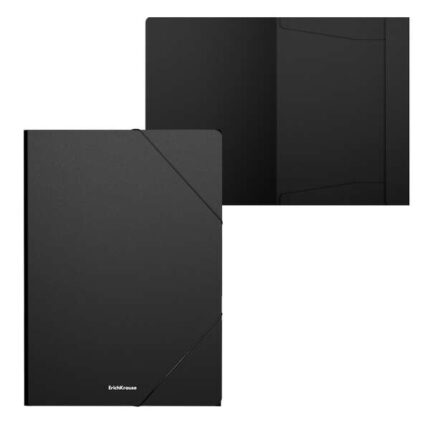 Cartella a soffietto ErichKrause® Matt Classic A4 - Realizzata in polipropilene - Colore nero