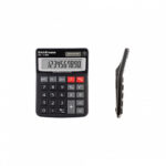 Erichkrause DC-310N Calcolatrice da tavolo con display LCD a 10 cifre - Funzioni di calcolo avanzate - Alimentazione a batterie e solare - Colore nero - immagine 2