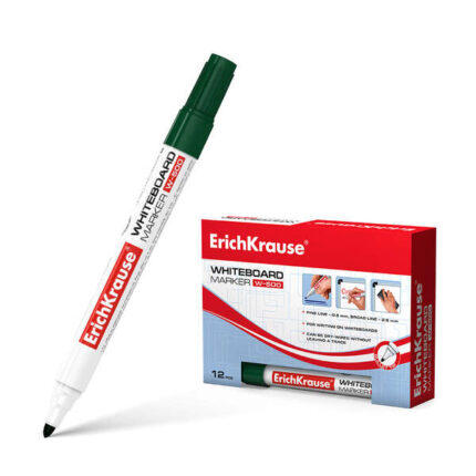 Erichkrause W-500 Pennarello per lavagna bianca - Punta a forma di proiettile - Tratto da 0