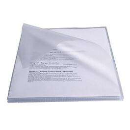 Esselte Confezione da 100 cartelline in PVC da 180 micron - Formato A4 - Trasparente