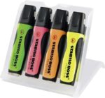 Stabilo Boss Executive Confezione da 4 evidenziatori fluorescenti - Zona di presa - Tratto tra 2 e 5 mm - Ricaricabile - Inchiostro a base d'acqua - Colori assortiti - immagine 2