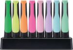 Stabilo Green Boss Set da tavolo con 8 pennarelli fluorescenti - Realizzato con l'83% di plastica riciclata - Tratto da 2 a 5 mm - Ricaricabile - Colori assortiti - immagine 3