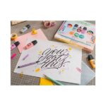 Stabilo Pastellove Confezione da 35 pennarelli e evidenziatori - 12 pennarelli Premium Pen 68 Mini, 12 pennarelli Point 88 Mini, 6 pennarelli fluorescenti BOSS MINI Pastellove e 5 matite di grafite Swano Pastel - Colori assortiti - immagine 5