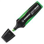 Stabilo Green Boss Pennarello fluorescente - Realizzato con l'83% di plastica riciclata - Larghezza tratto tra 2 e 5 mm - Ricaricabile - Colore verde - immagine 2