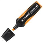 Stabilo Green Boss Pennarello fluorescente - Realizzato con l'83% di plastica riciclata - Tratto da 2 a 5 mm - Ricaricabile - Colore arancione - immagine 2