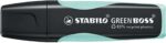Stabilo Green Boss Pastel Pennarello fluorescente - Realizzato con l'83% di plastica riciclata - Tratto da 2 a 5 mm - Ricaricabile - Colore Tocco di turchese