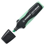 Stabilo Green Boss Pastel Pennarello fluorescente - Realizzato con l'83% di plastica riciclata - Tratto tra 2 e 5 mm - Ricaricabile - Colore: Un tocco di menta - immagine 2