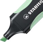 Stabilo Green Boss Pastel Pennarello fluorescente - Realizzato con l'83% di plastica riciclata - Tratto tra 2 e 5 mm - Ricaricabile - Colore: Un tocco di menta - immagine 3
