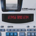 Ibico 1491X Calcolatrice professionale termica a 14 cifre - Display LCD a 2 colori - Stampa in nero - Velocità 10 righe al secondo - immagine 2