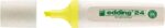 Edding 24 EcoLine Pennarello fluorescente - Punta smussata - Tratto da 2 a 5 mm - 90% di plastica riciclata - Etichetta ecologica Blue Angel - Colore giallo