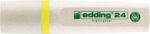 Edding 24 EcoLine Pennarello fluorescente - Punta smussata - Tratto da 2 a 5 mm - 90% di plastica riciclata - Etichetta ecologica Blue Angel - Colore giallo - immagine 3