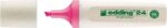 Edding 24 EcoLine Pennarello fluorescente - Punta smussata - Tratto da 2 a 5 mm - 90% di plastica riciclata - Etichetta ecologica Blue Angel - Colore rosa